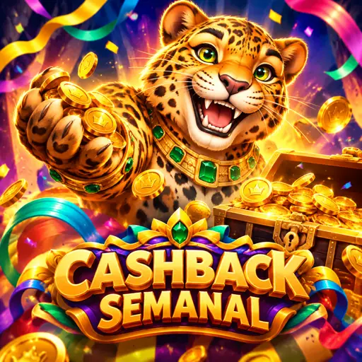 Extrato de cashback semanal creditado em saldo real na conta do jogador