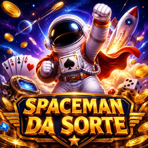 Card do jogo Spaceman com astronauta subindo e multiplicador